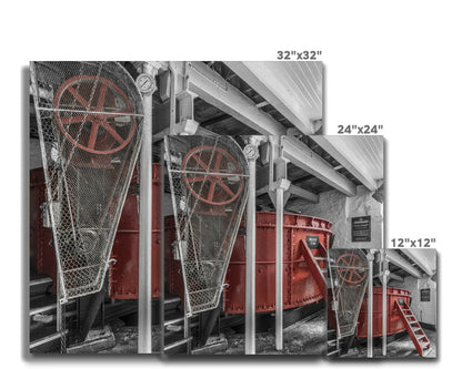 Springbank Distillery Mash Tun Canvas 12"x12" / White Wrap