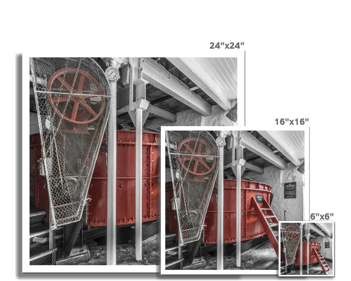 Springbank Distillery Mash Tun Hahnemühle Photo Rag Print 6"x6"