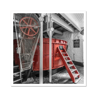 Springbank Distillery Mash Tun Hahnemühle Photo Rag Print 8"x8"