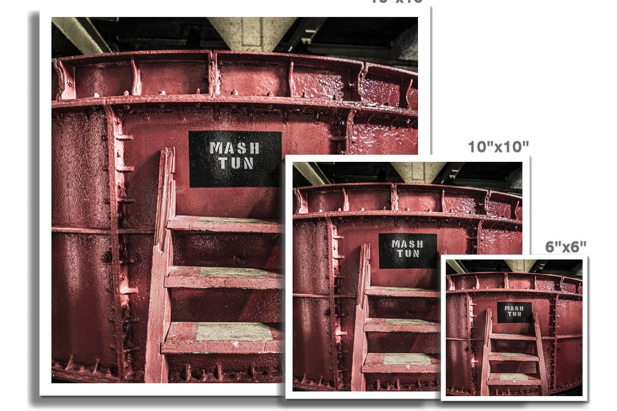 Springbank Mash Tun Close Up Hahnemühle Photo Rag Print 6"x6"