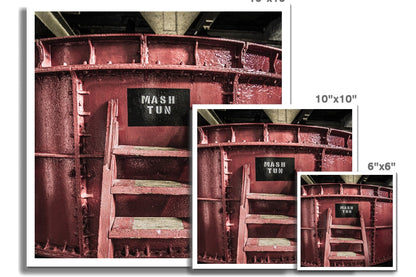 Springbank Mash Tun Close Up Hahnemühle Photo Rag Print 6"x6"