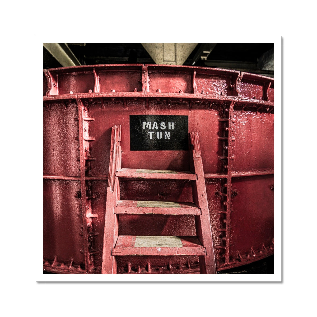 Springbank Mash Tun Close Up Hahnemühle Photo Rag Print 8"x8"