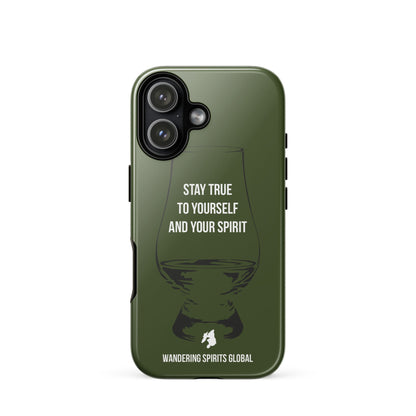 Stay True To Yourself And Your Spirit (Green) Tough Case for iPhone Glossy / iPhone 17