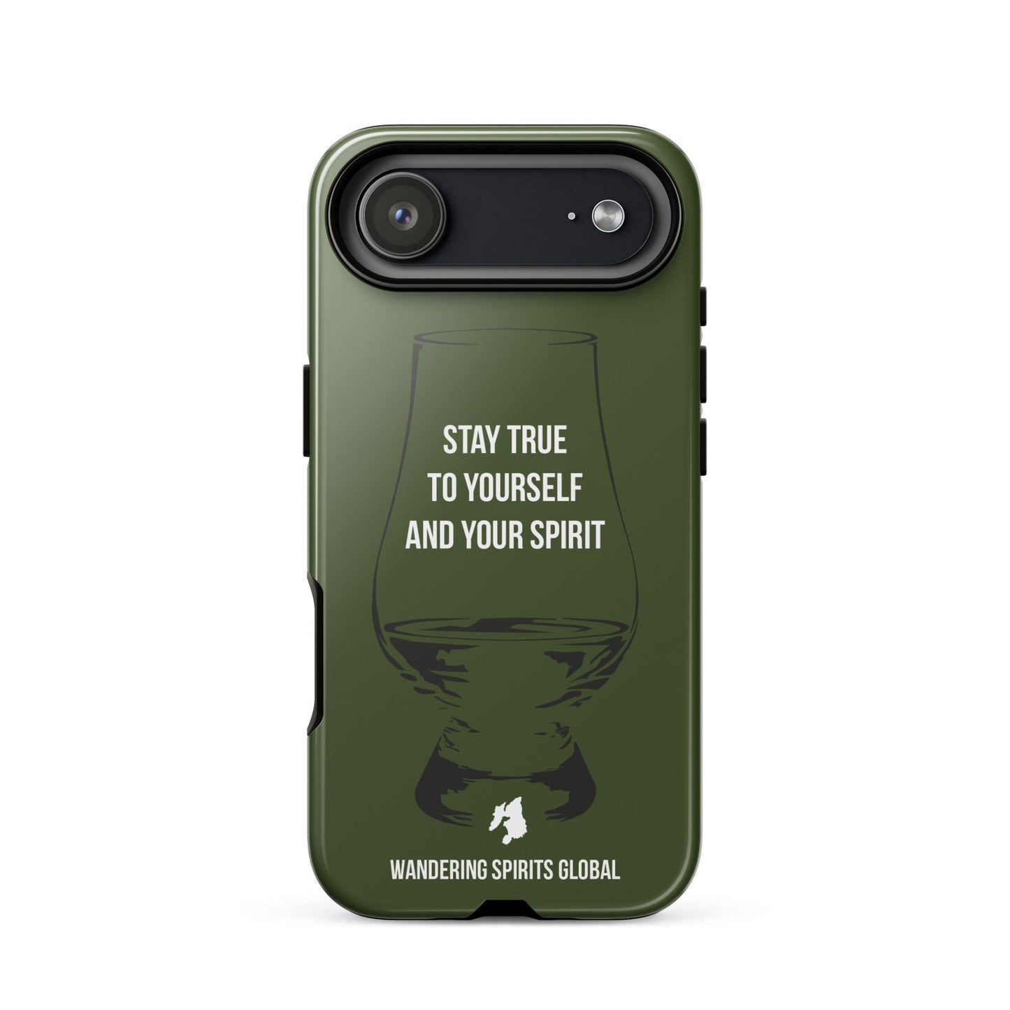 Stay True To Yourself And Your Spirit (Green) Tough Case for iPhone Glossy / iPhone 17 Air