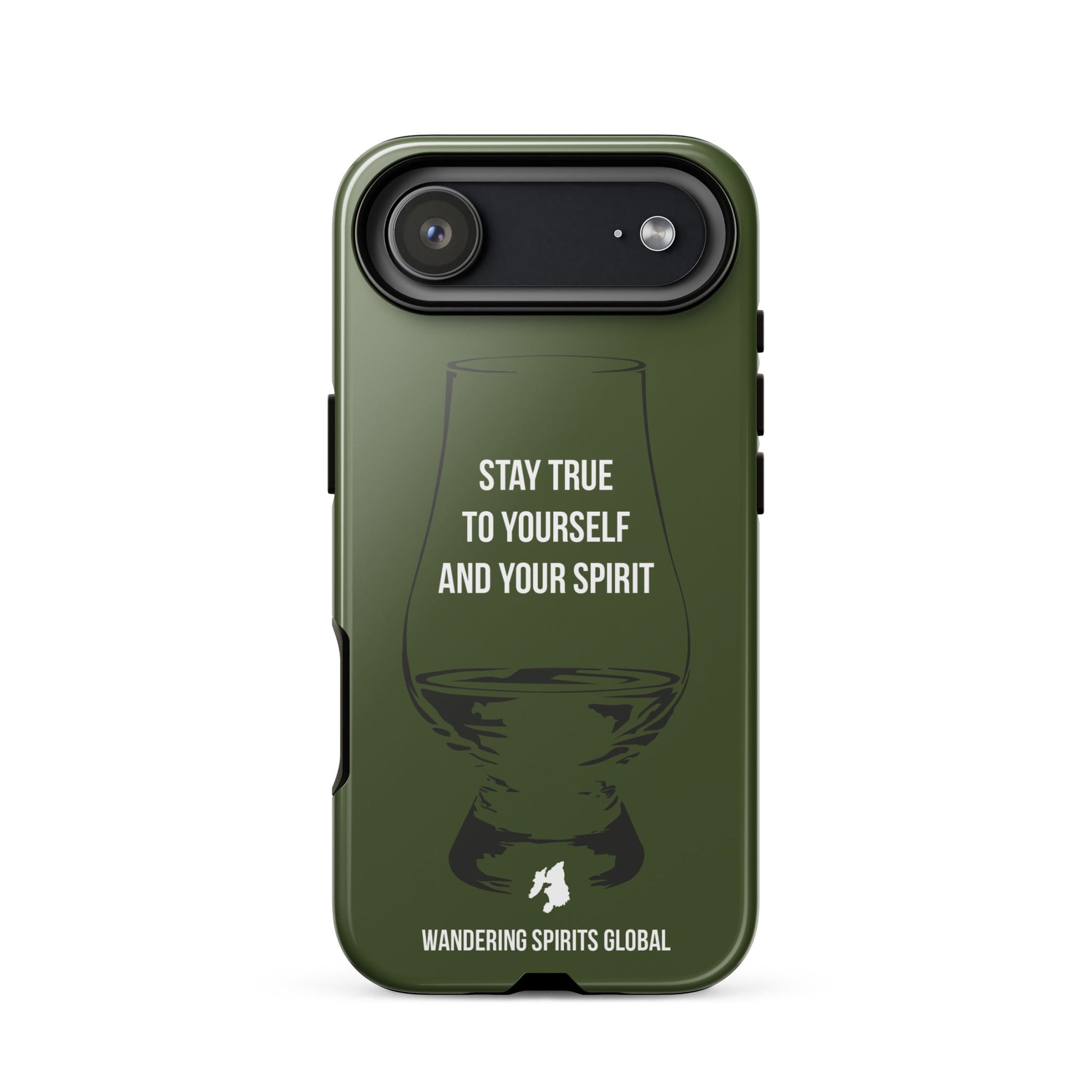 Stay True To Yourself And Your Spirit (Green) Tough Case for iPhone Glossy / iPhone 17 Air