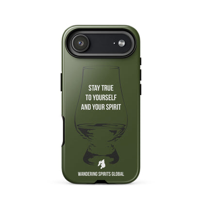 Stay True To Yourself And Your Spirit (Green) Tough Case for iPhone Glossy / iPhone 17 Air