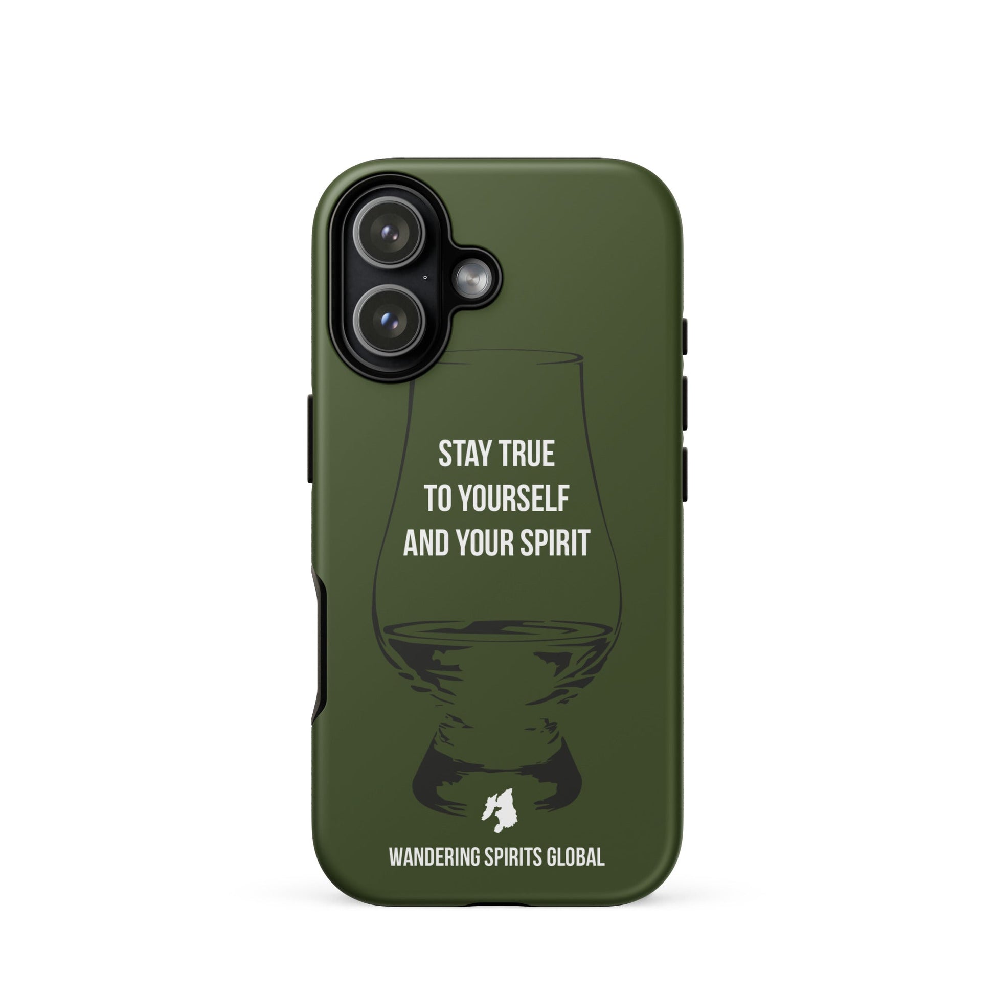 Stay True To Yourself And Your Spirit (Green) Tough Case for iPhone Matte / iPhone 17
