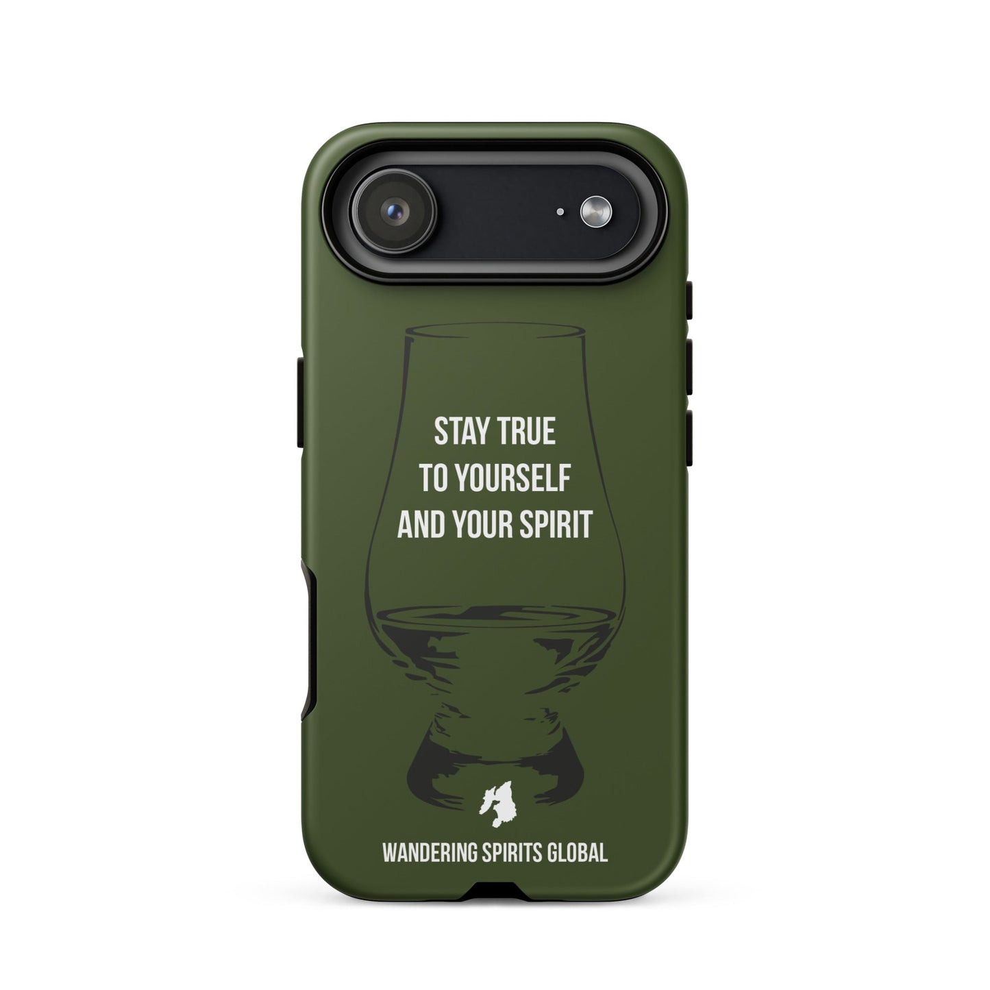 Stay True To Yourself And Your Spirit (Green) Tough Case for iPhone Matte / iPhone 17 Air