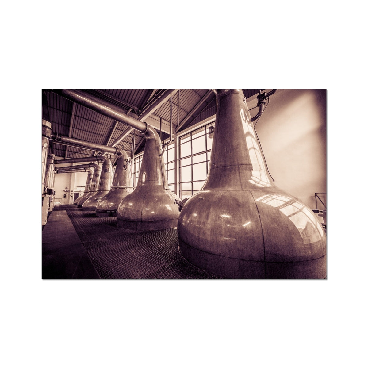 Still Squadron Caol Ila Sepia Toned C-Type Print 12"x8" by Wandering Spirits Global