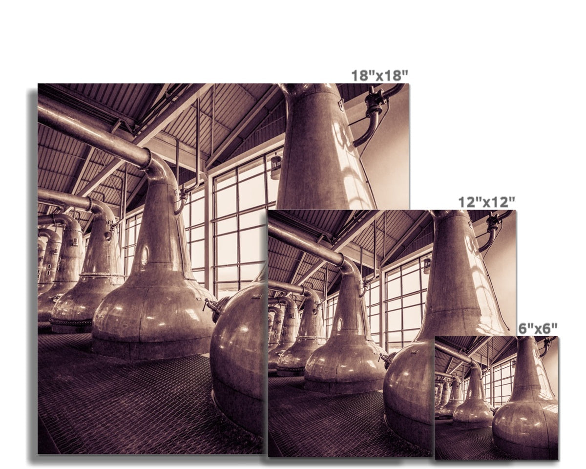 Still Squadron Caol Ila Sepia Toned C-Type Print 6"x6" by Wandering Spirits Global