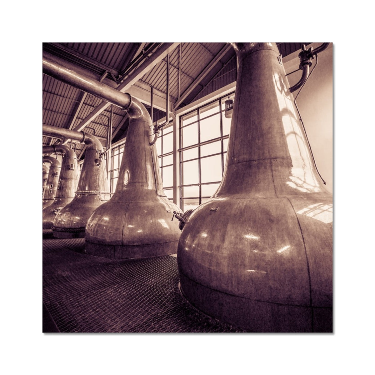 Still Squadron Caol Ila Sepia Toned C-Type Print 8"x8" by Wandering Spirits Global