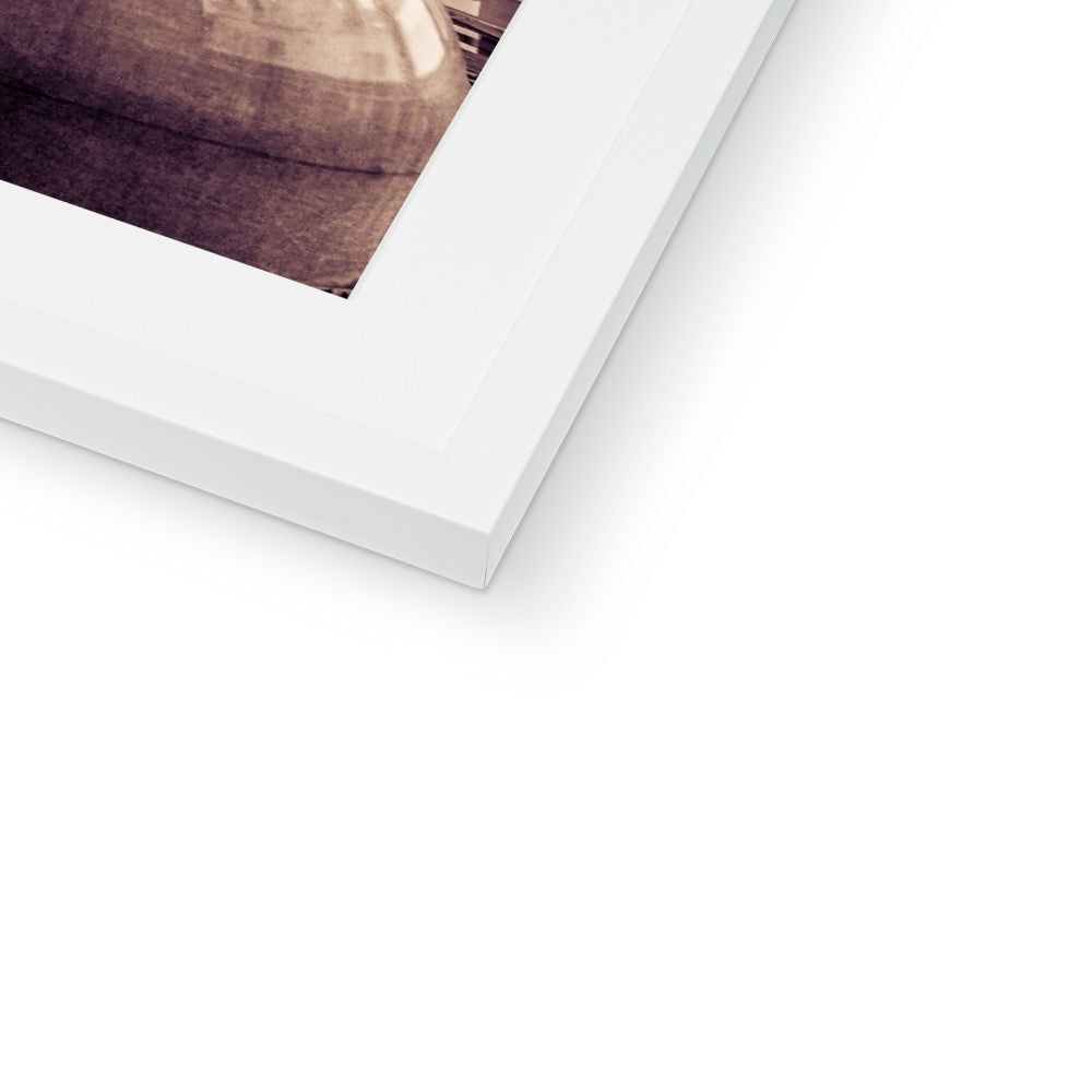 Still Squadron Caol Ila Sepia Toned Framed & Mounted Print by Wandering Spirits Global