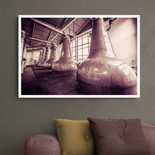 Still Squadron Caol Ila Sepia Toned Hahnemühle Photo Rag Print 36"x24"