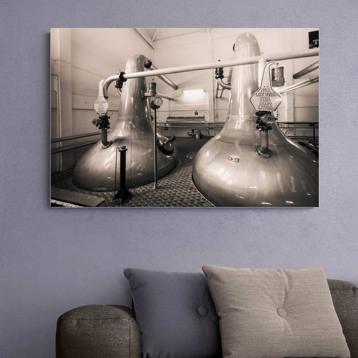 Low Wines 1 and 2 Talisker Golden Toned C-Type Print by Wandering Spirits Global