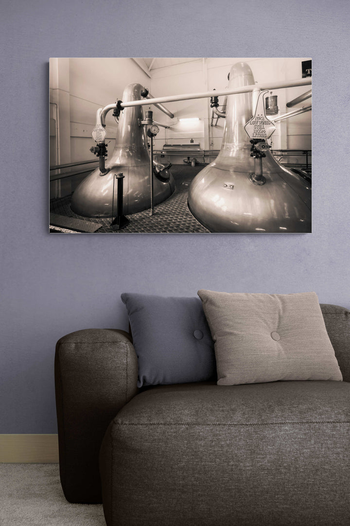 Low Wines 1 and 2 Talisker Golden Toned C-Type Print 36"x24" by Wandering Spirits Global