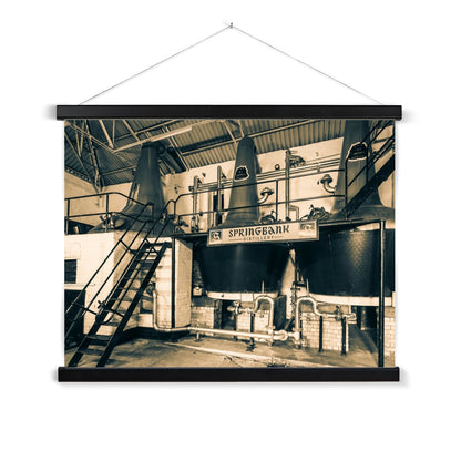 Three Stills Springbank Distillery Fine Art Print with Hanger