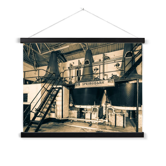 Three Stills Springbank Distillery Fine Art Print with Hanger