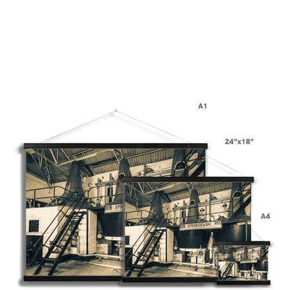 Three Stills Springbank Distillery Fine Art Print with Hanger