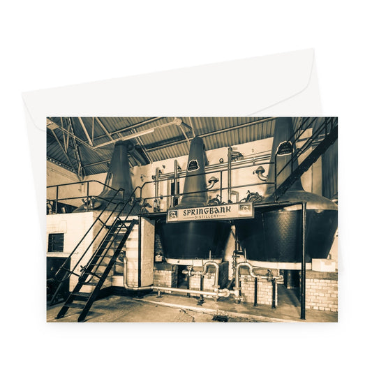 Three Stills Springbank Distillery Greeting Card