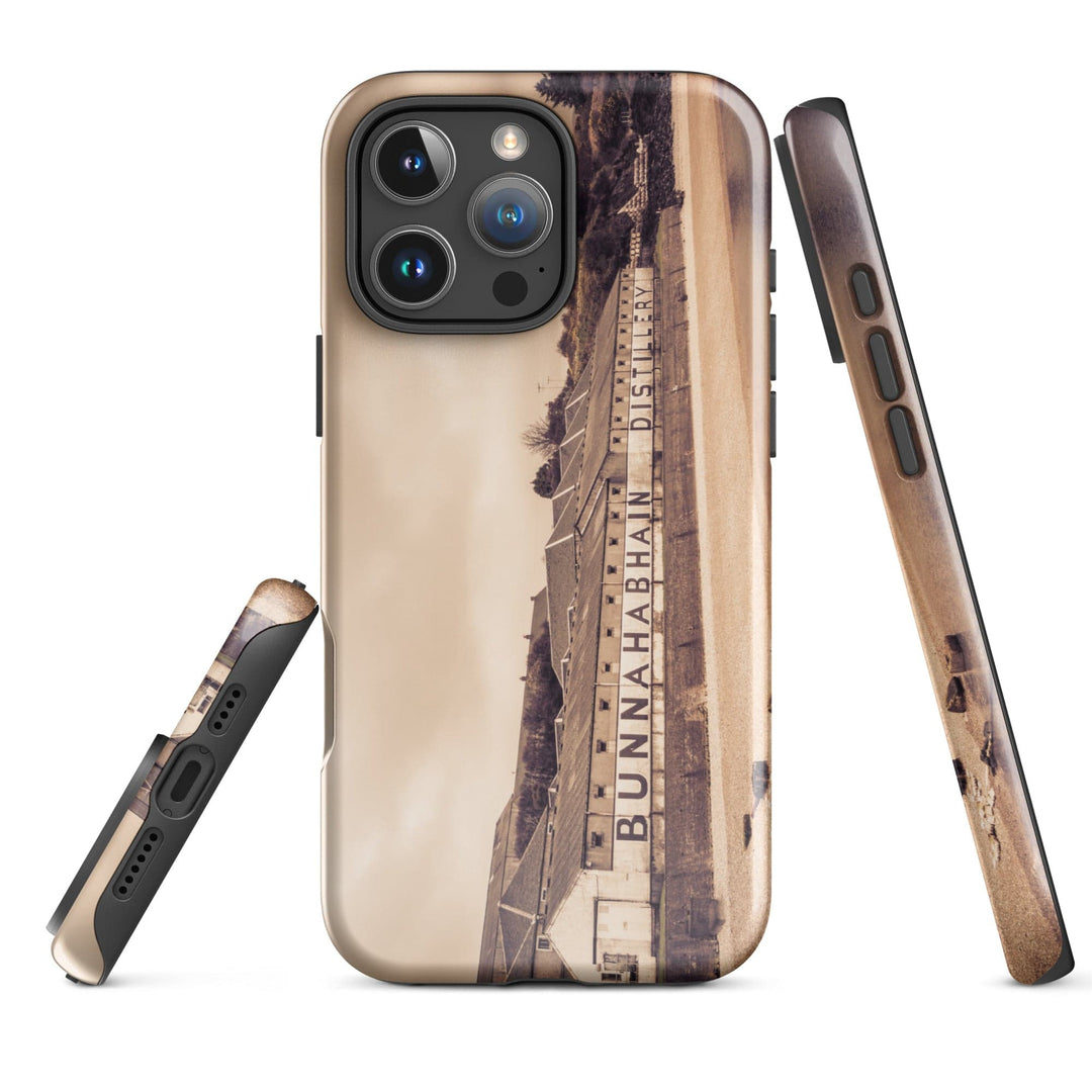 Bunnahabhain Distillery Warehouse Tough iPhone Case Glossy / iPhone 16 Pro Max by Wandering Spirits Global