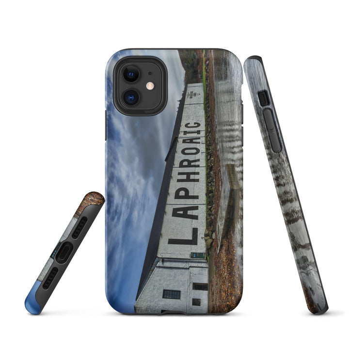 Laphroaig Distillery Warehouse Full Colour Tough iPhone Case Matte / iPhone 11 by Wandering Spirits Global