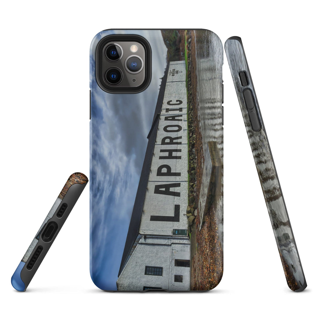 Laphroaig Distillery Warehouse Full Colour Tough iPhone Case Matte / iPhone 11 Pro Max by Wandering Spirits Global