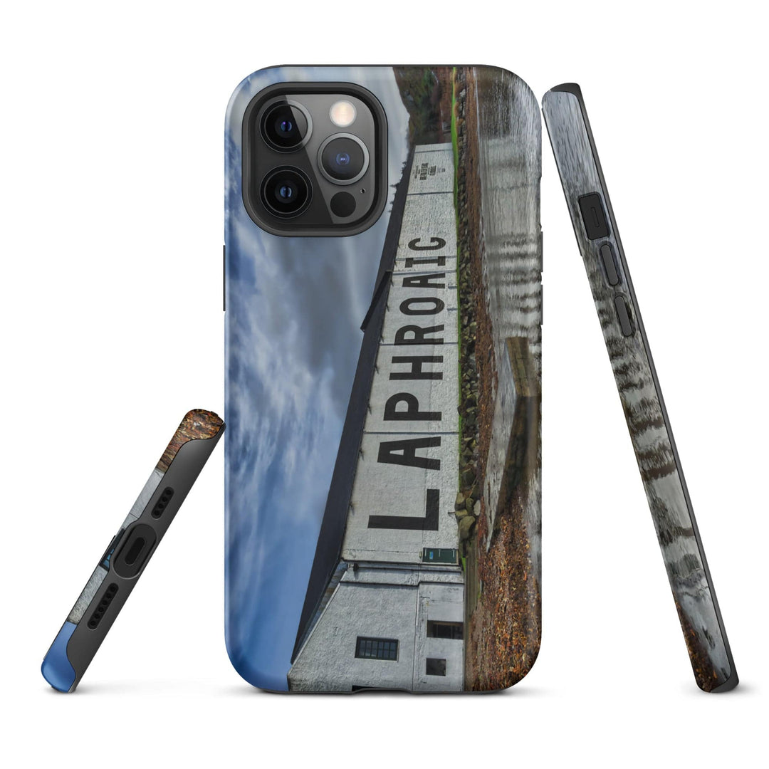 Laphroaig Distillery Warehouse Full Colour Tough iPhone Case Matte / iPhone 12 Pro Max by Wandering Spirits Global