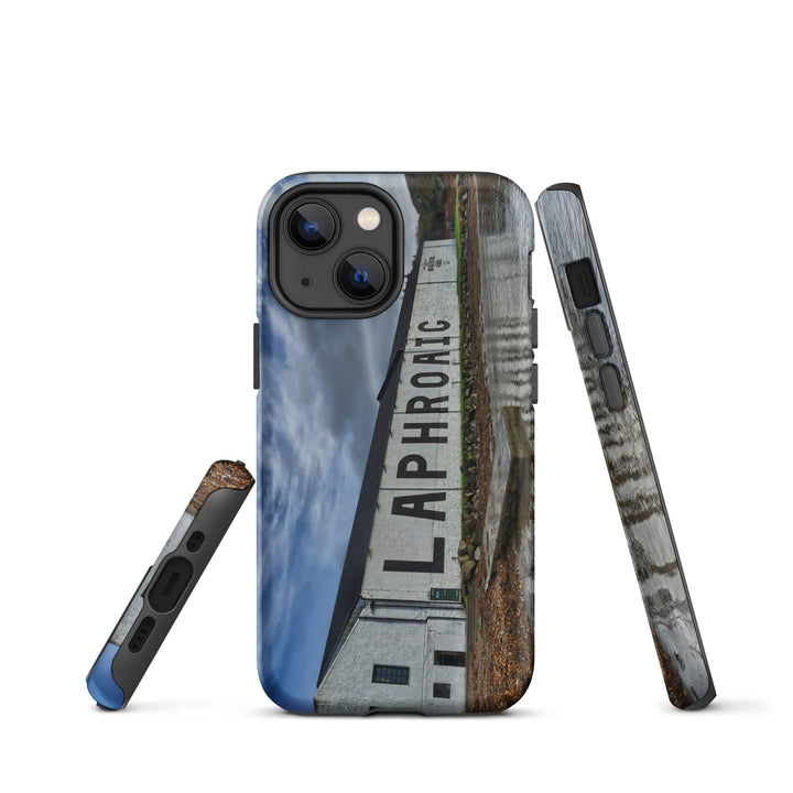 Laphroaig Distillery Warehouse Full Colour Tough iPhone Case Matte / iPhone 13 mini by Wandering Spirits Global