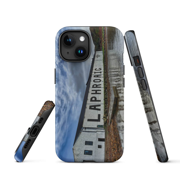 Laphroaig Distillery Full Colour Tough iPhone Case Matte / iPhone 15 by Wandering Spirits Global