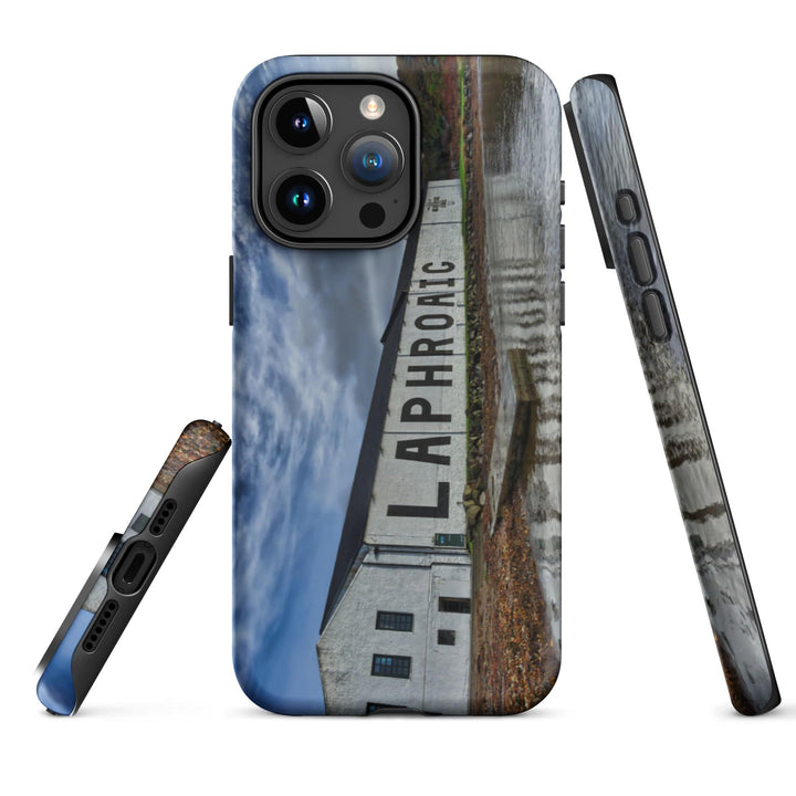 Laphroaig Distillery Full Colour Tough iPhone Case Matte / iPhone 15 Pro Max by Wandering Spirits Global