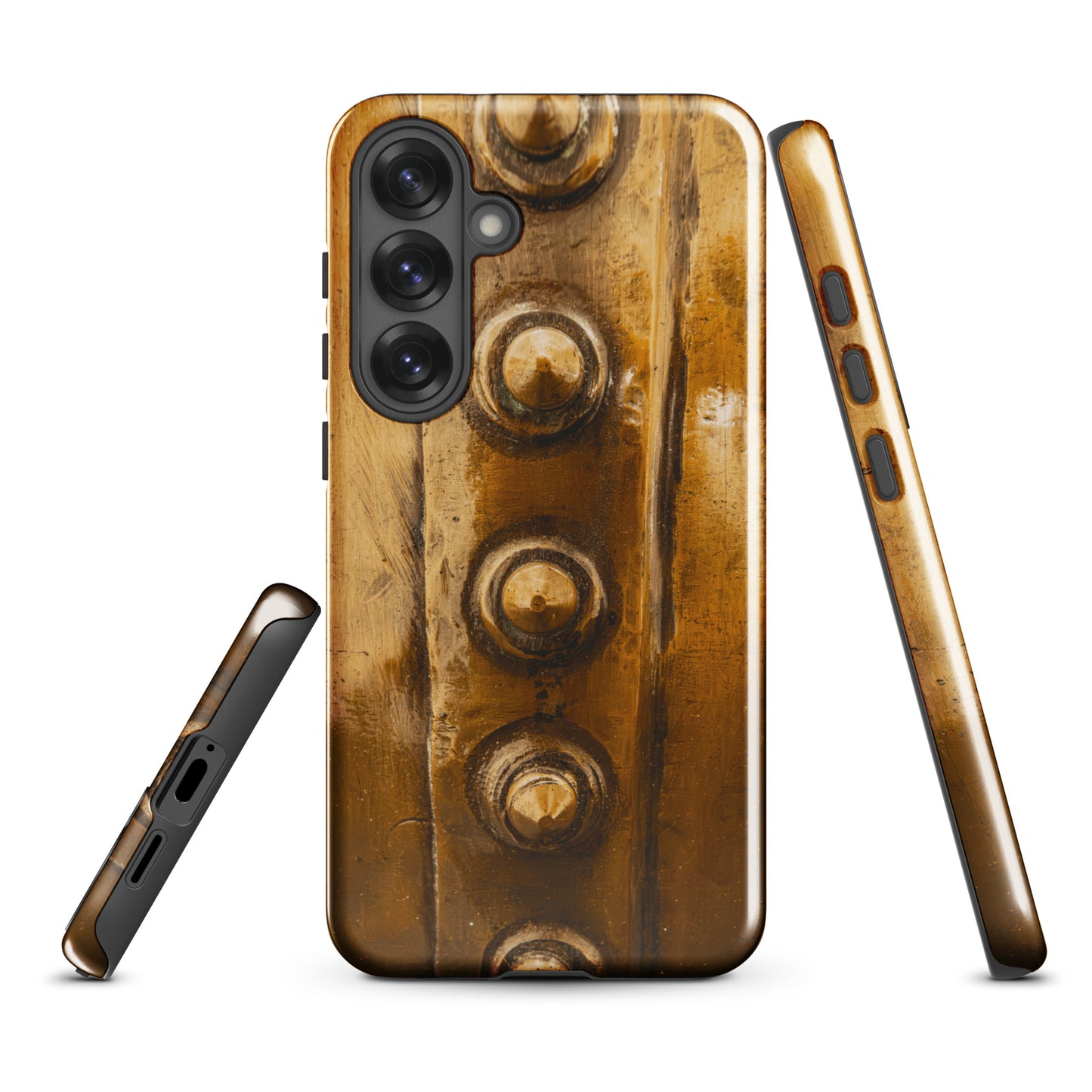 Bowmore Distillery Copper Kettle Rivets Tough Case for Samsung® Glossy / Samsung Galaxy S25 Plus