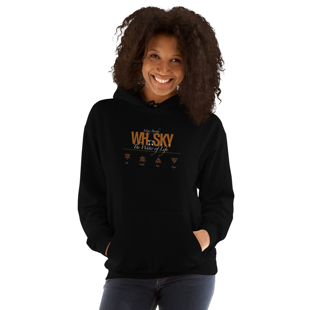 Whisky The Water of Life (AMBER) Unisex Hoodie by Wandering Spirits Global