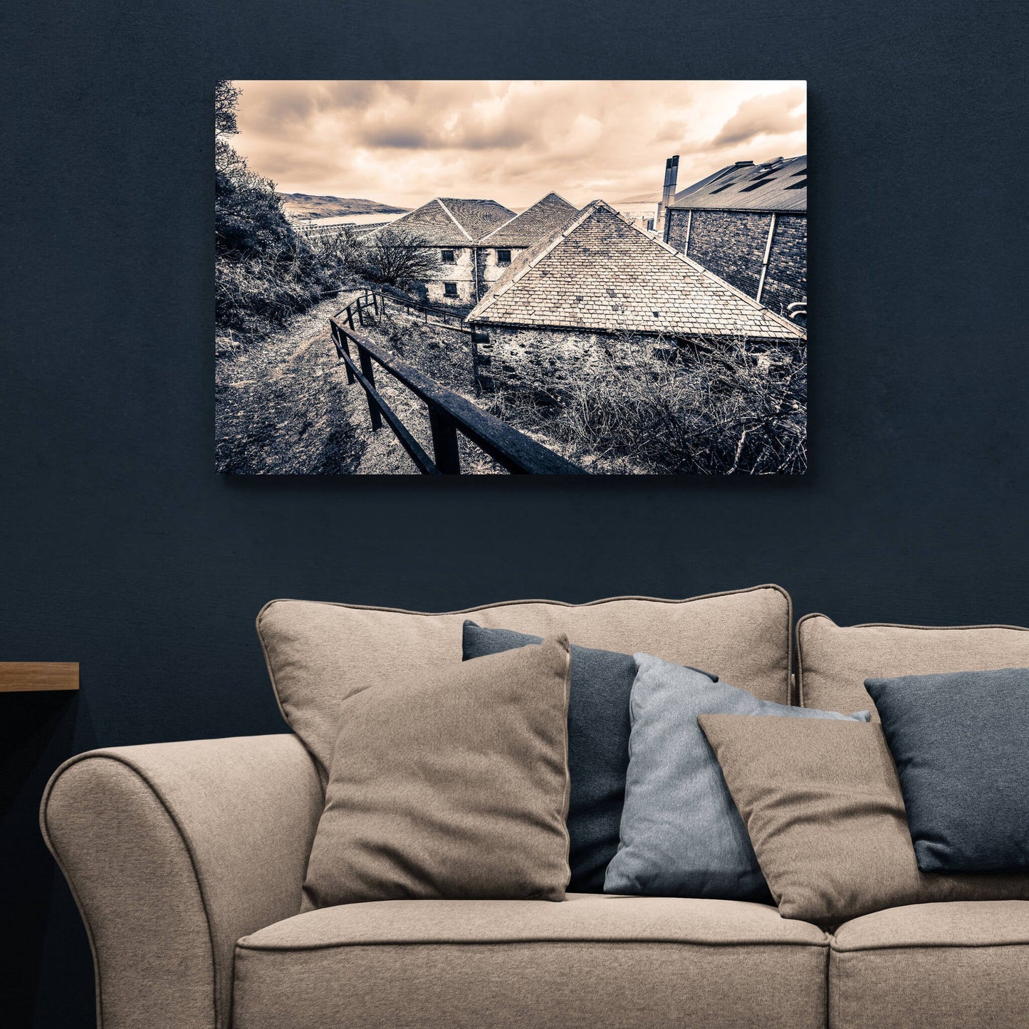 View From Above Bunnahabhain Distillery C-Type Print