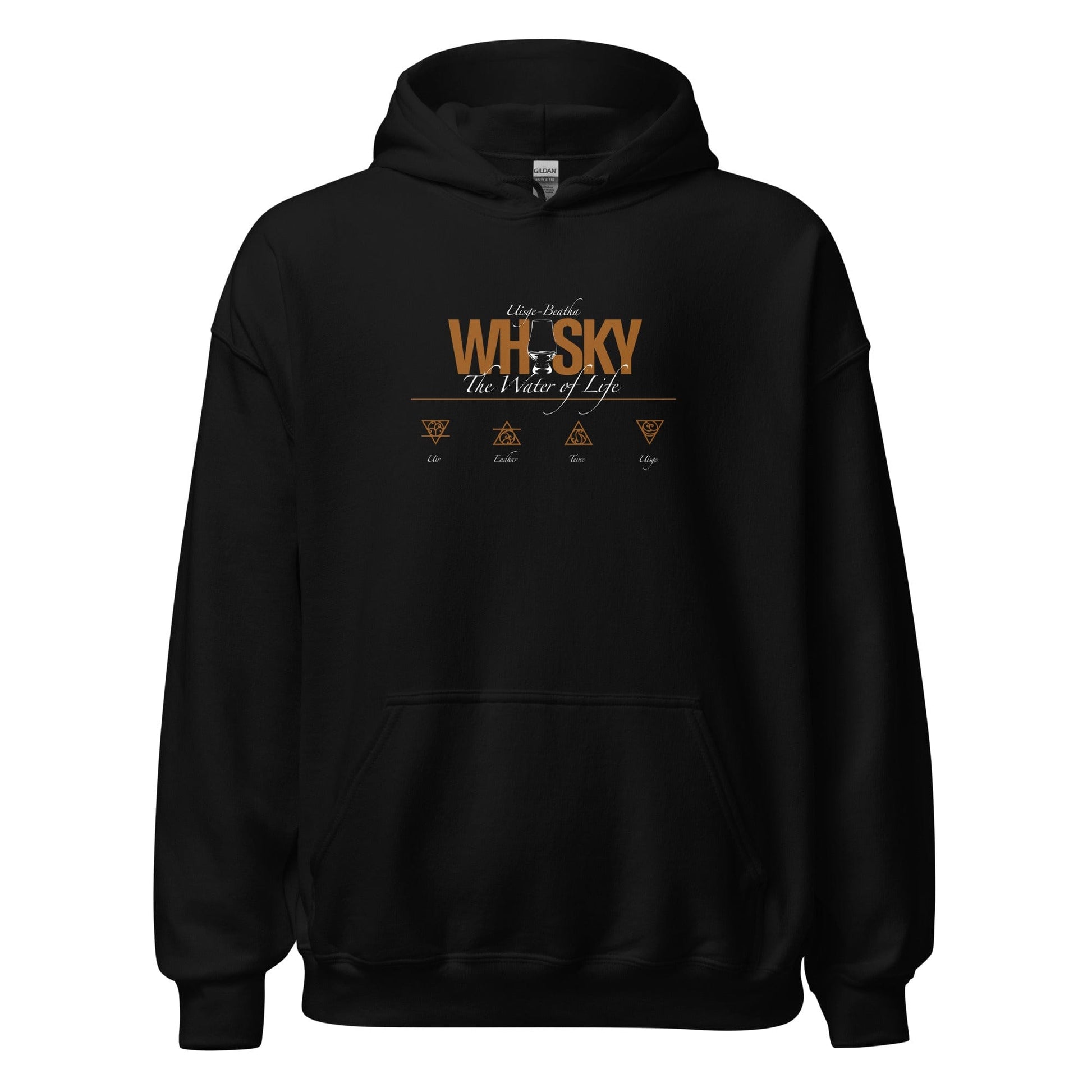 Whisky The Water of Life (AMBER) Unisex Hoodie by Wandering Spirits Global