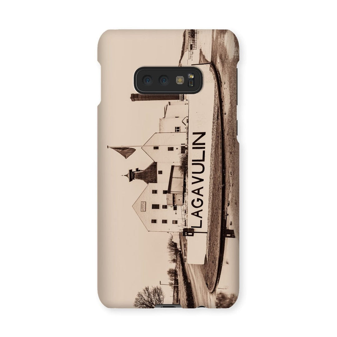 Lagavulin Distillery Sepia Toned Snap Phone Case Samsung Galaxy S10E / Gloss by Wandering Spirits Global