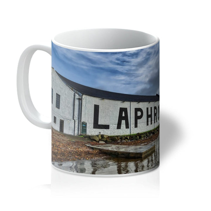 Laphroaig Distillery Warehouse Full Colour Mug 11oz / White by Wandering Spirits Global