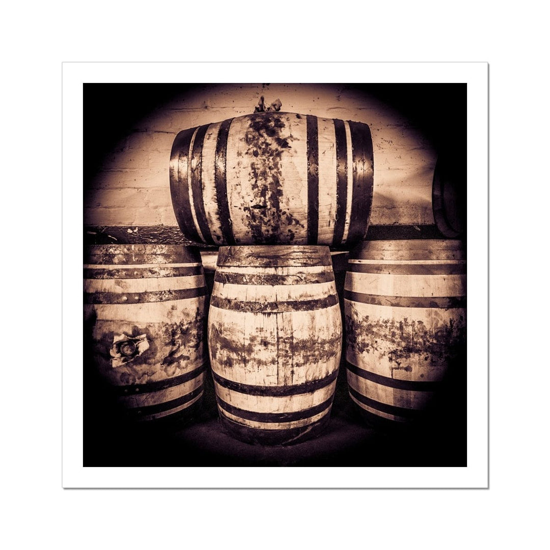 Octave Casks Bunnahabhain Distillery Hahnemühle Photo Rag Print 20"x20" by Wandering Spirits Global