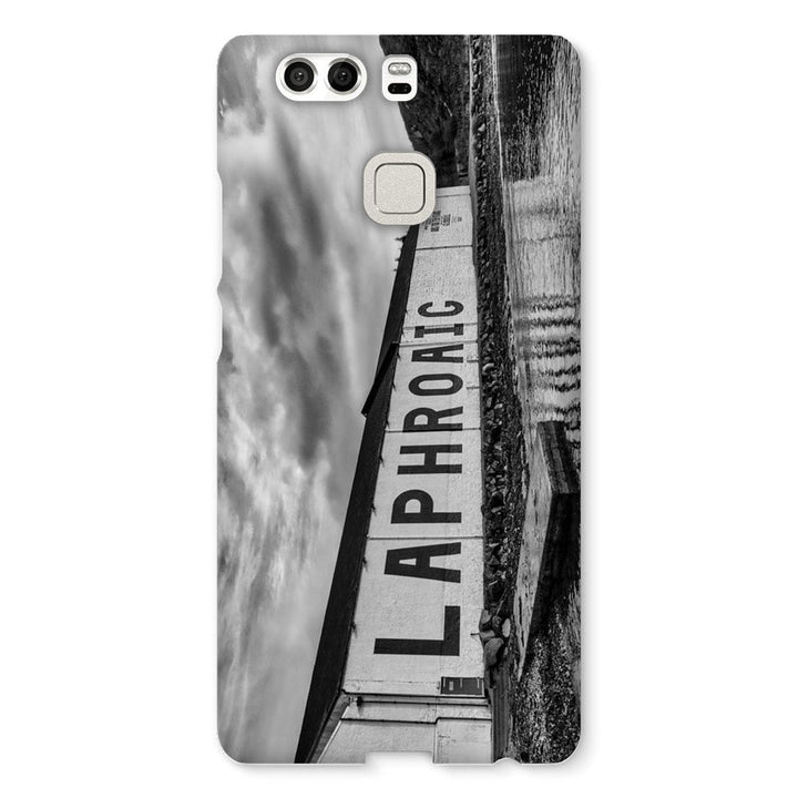 Laphroaig Distillery Islay Black and White Snap Phone Case Huawei P9 / Gloss by Wandering Spirits Global