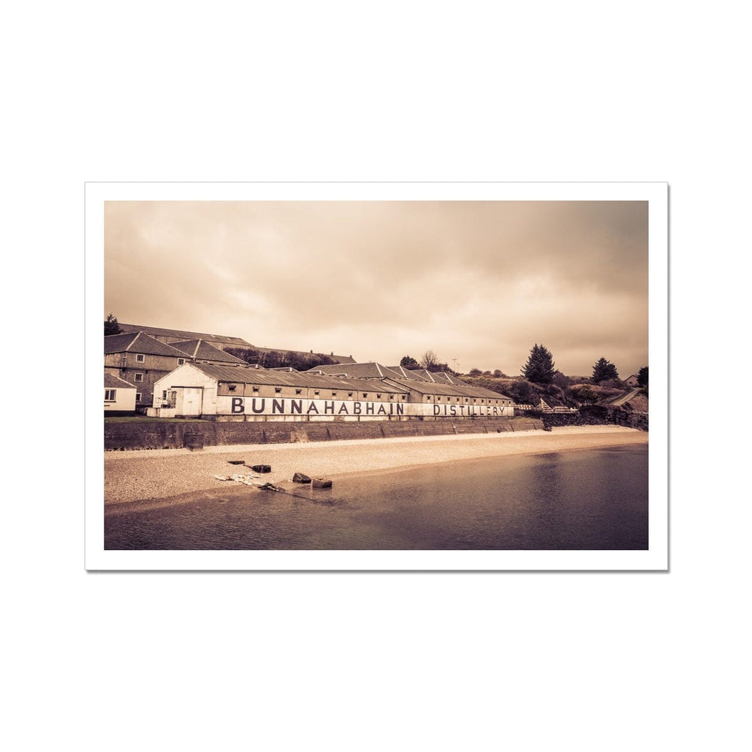 Bunnahabhain Distillery Warehouse Soft Colour Hahnemühle Photo Rag Print 18"x12" by Wandering Spirits Global