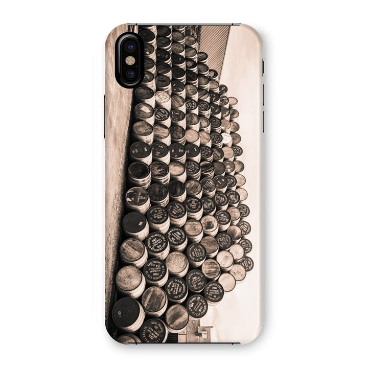 Empty Glengyle Casks Sepia Toned Snap Phone Case iPhone XS / Gloss by Wandering Spirits Global