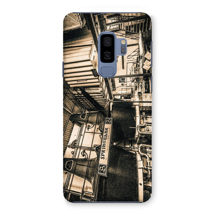 Springbank Distillery Black and White Snap Phone Case Samsung Galaxy S9 Plus / Gloss by Wandering Spirits Global