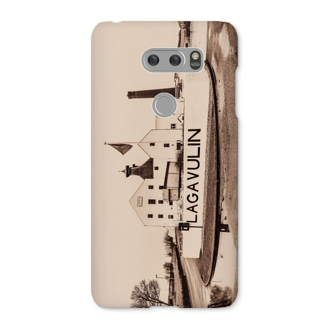 Lagavulin Distillery Sepia Toned Snap Phone Case LG V30 / Gloss by Wandering Spirits Global