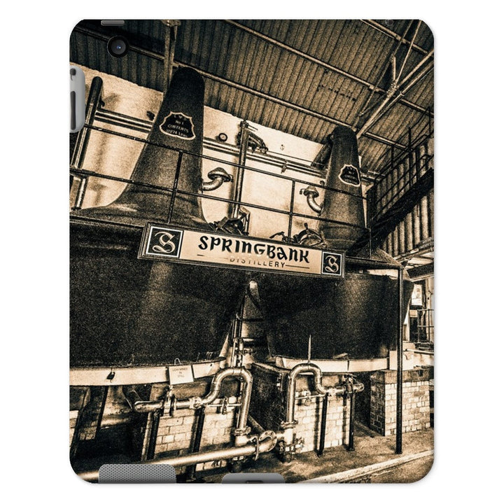 Springbank Distillery Black and White Tablet Cases iPad 2/3/4 / Gloss by Wandering Spirits Global