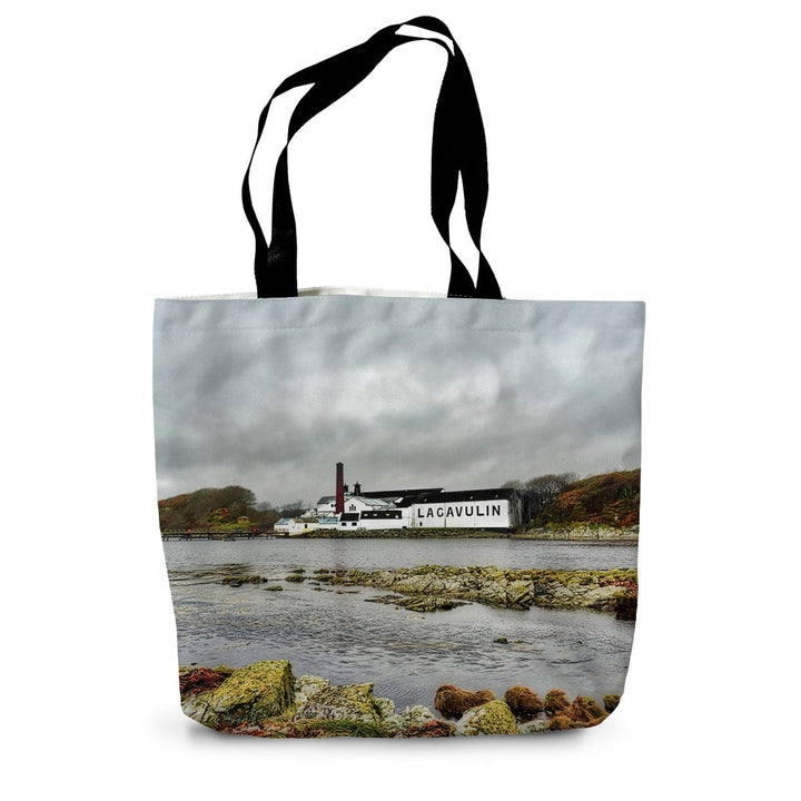 Lagavulin Distillery Soft Colour Canvas Tote Bag 14"x18.5" by Wandering Spirits Global