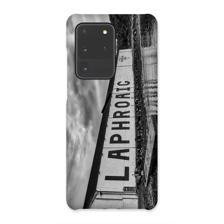 Laphroaig Distillery Islay Black and White Snap Phone Case Samsung Galaxy S20 Ultra / Gloss by Wandering Spirits Global