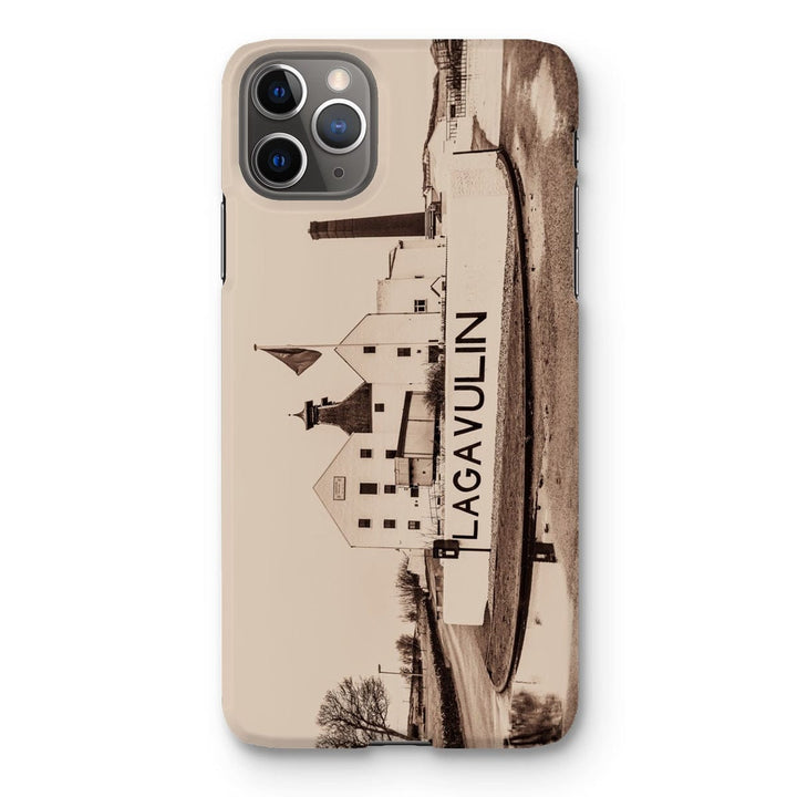 Lagavulin Distillery Sepia Toned Snap Phone Case iPhone 11 Pro Max / Gloss by Wandering Spirits Global