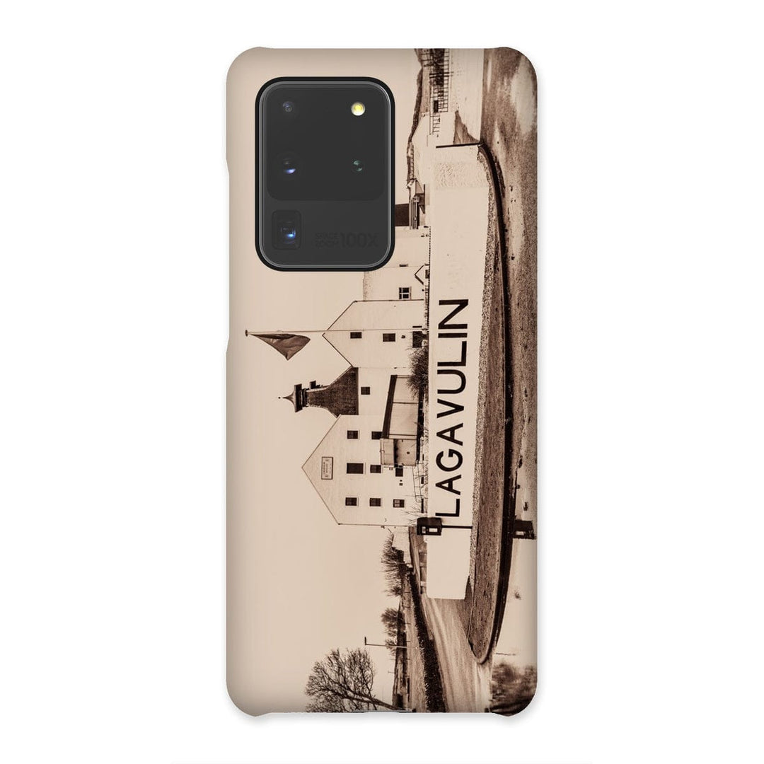 Lagavulin Distillery Sepia Toned Snap Phone Case Samsung Galaxy S20 Ultra / Gloss by Wandering Spirits Global
