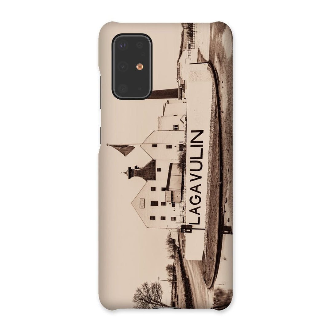 Lagavulin Distillery Sepia Toned Snap Phone Case Samsung Galaxy S20 Plus / Gloss by Wandering Spirits Global