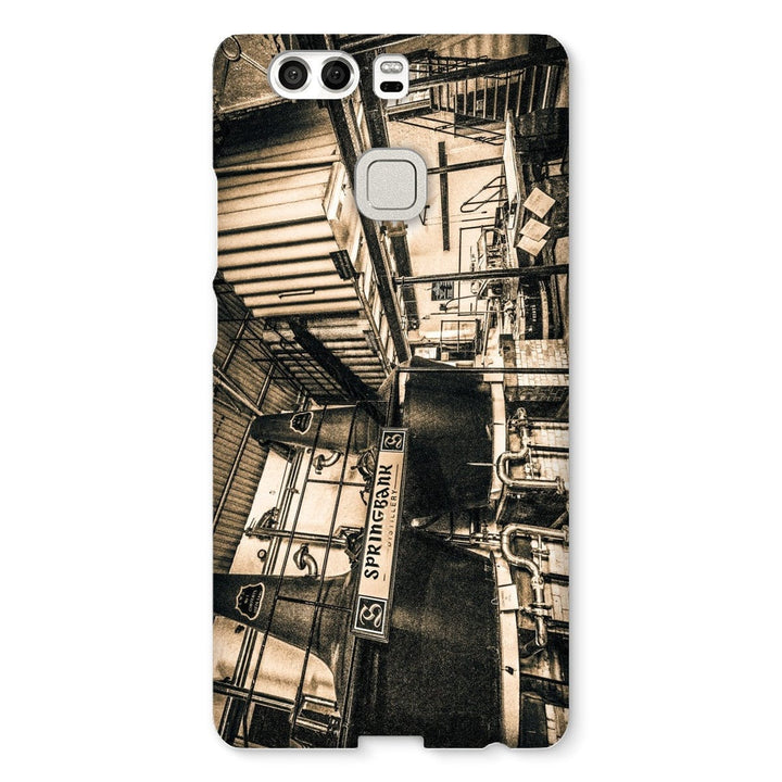 Springbank Distillery Black and White Snap Phone Case Huawei P9 / Gloss by Wandering Spirits Global