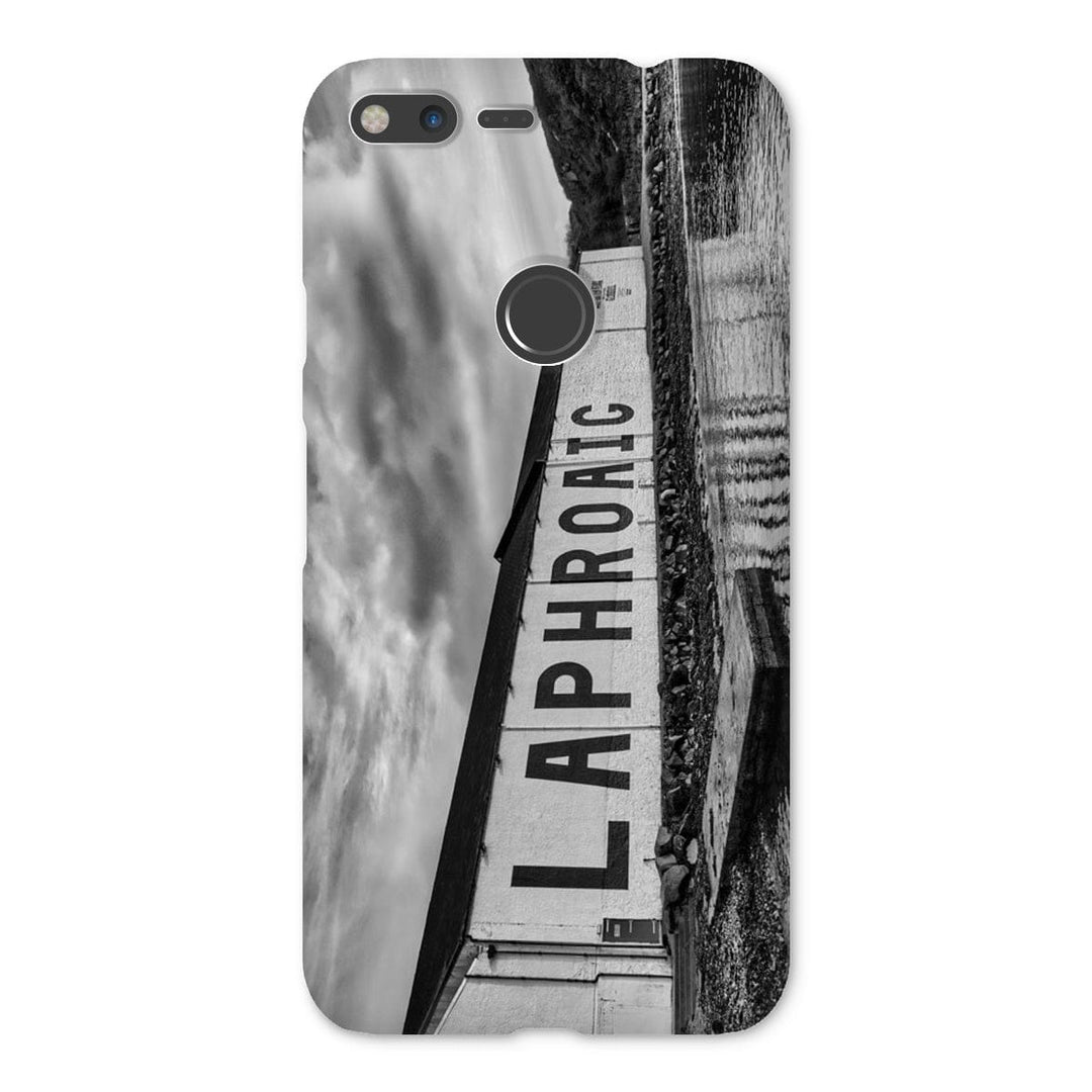 Laphroaig Distillery Islay Black and White Snap Phone Case Google Pixel XL / Gloss by Wandering Spirits Global